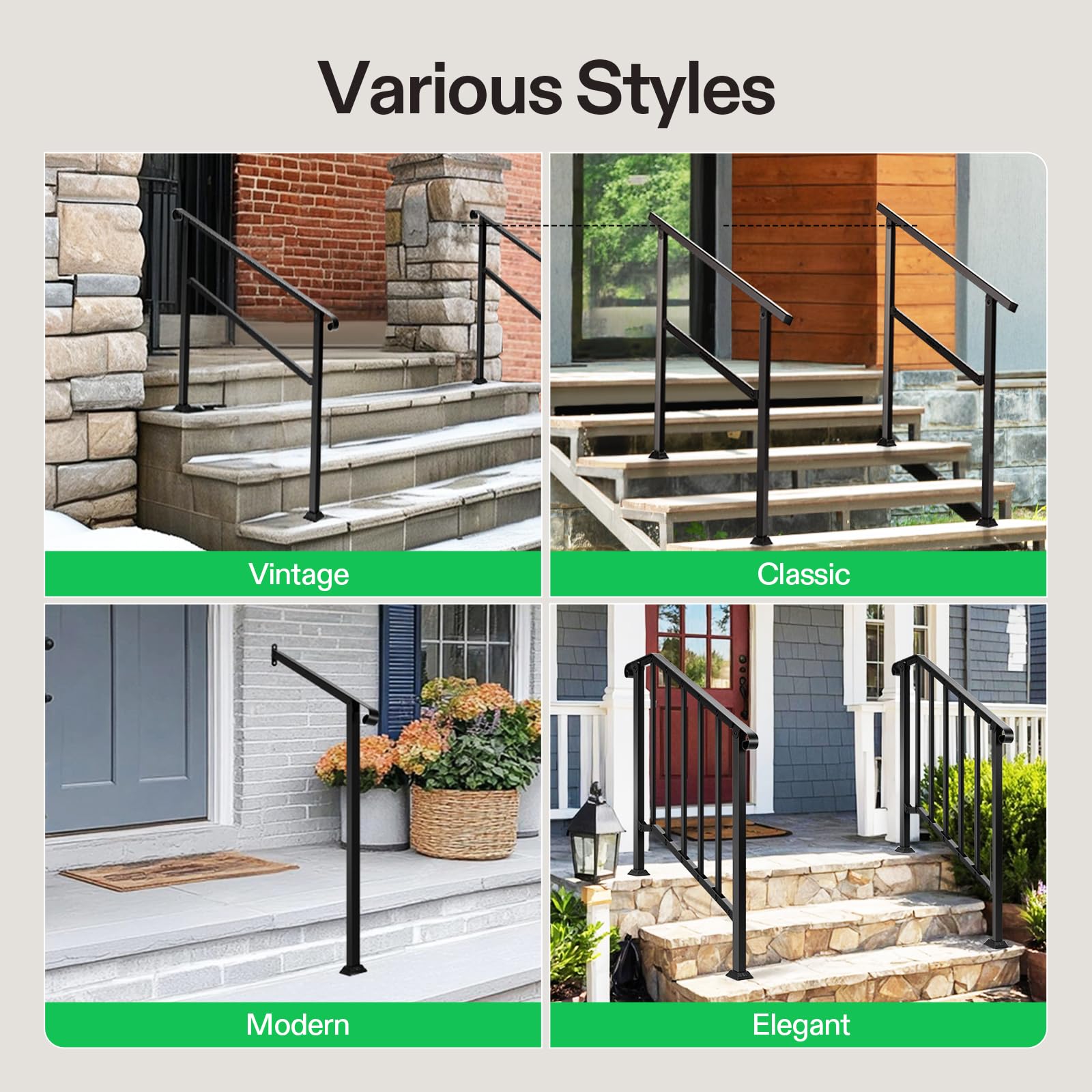 VIVOSUN powder-coated finish resists rust and peeling in all weather.