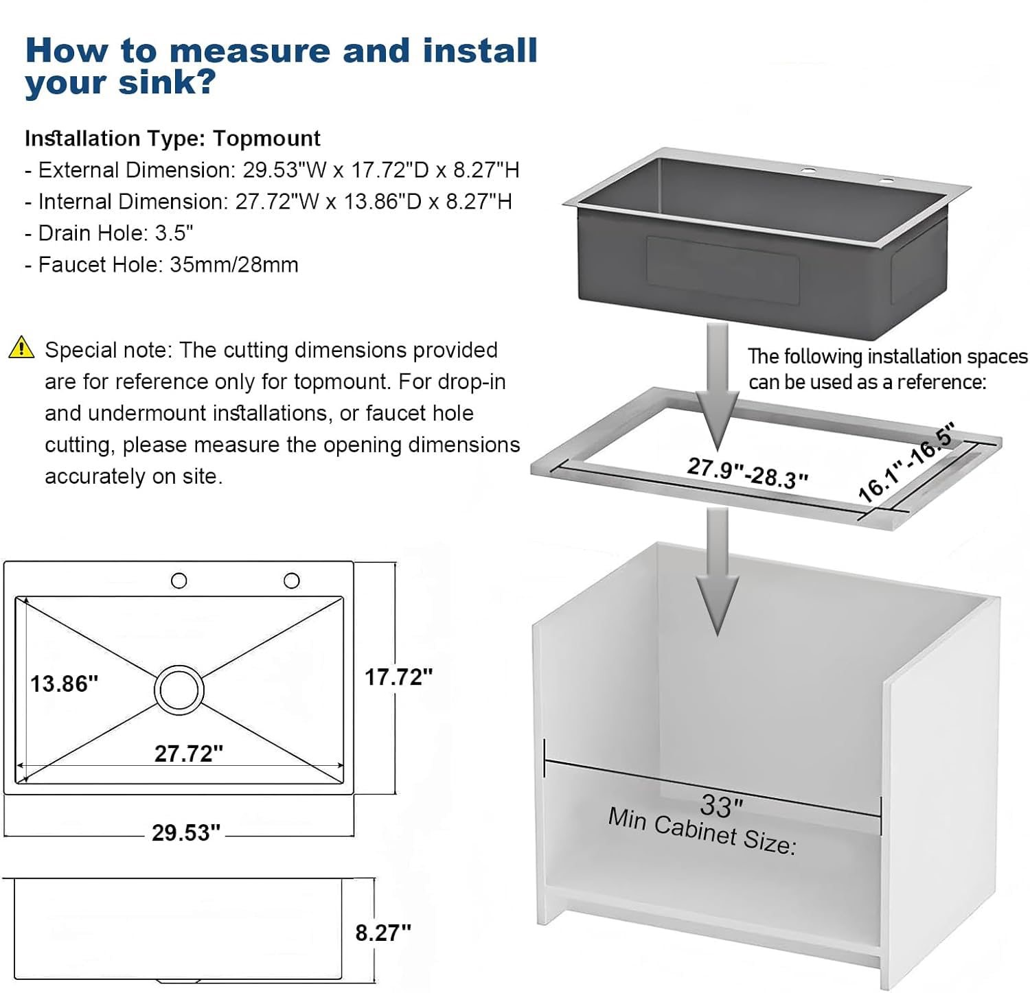 Thick 3mm mounting deck adds stability for daily heavy-use tasks