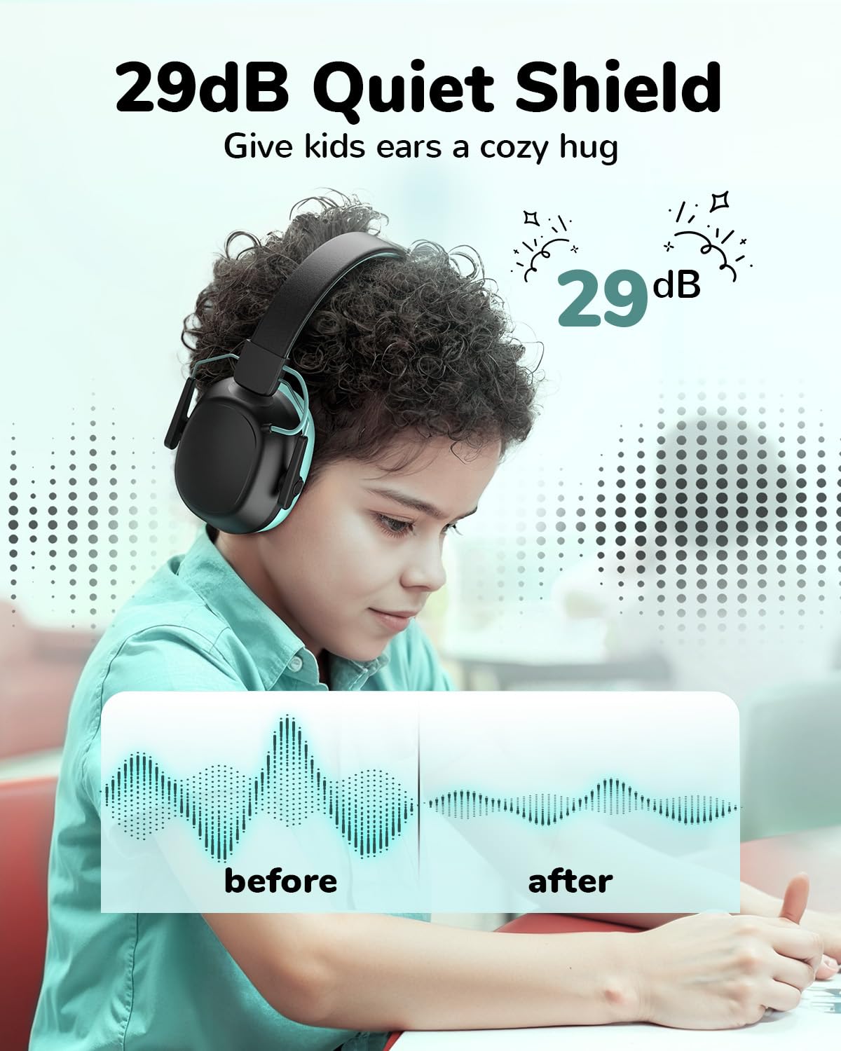 Vivyklfc Bluetooth 6.0 headphones with built-in microphone for calls