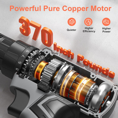 VIWKO 25+1 torque settings provide precise driving and drilling control