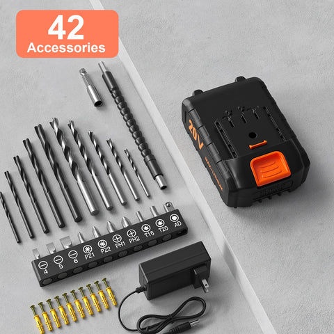 VIWKO 42-pcs accessories included for versatile DIY tasks.