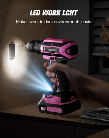 VIWKO 56-piece accessory set covers drills, bits, anchors, and screws.