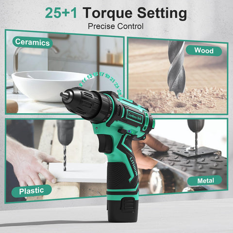 VIWKO cordless drill 12V in hand shows portable power for quick fixes.