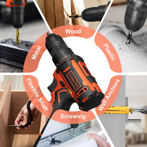 VIWKO cordless drill used in a home DIY task