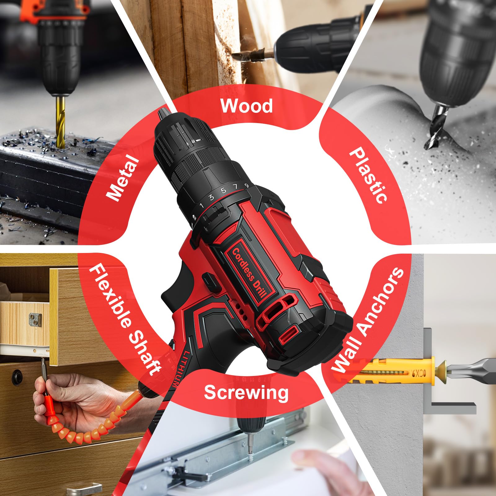 VIWKO drill in action on a DIY project