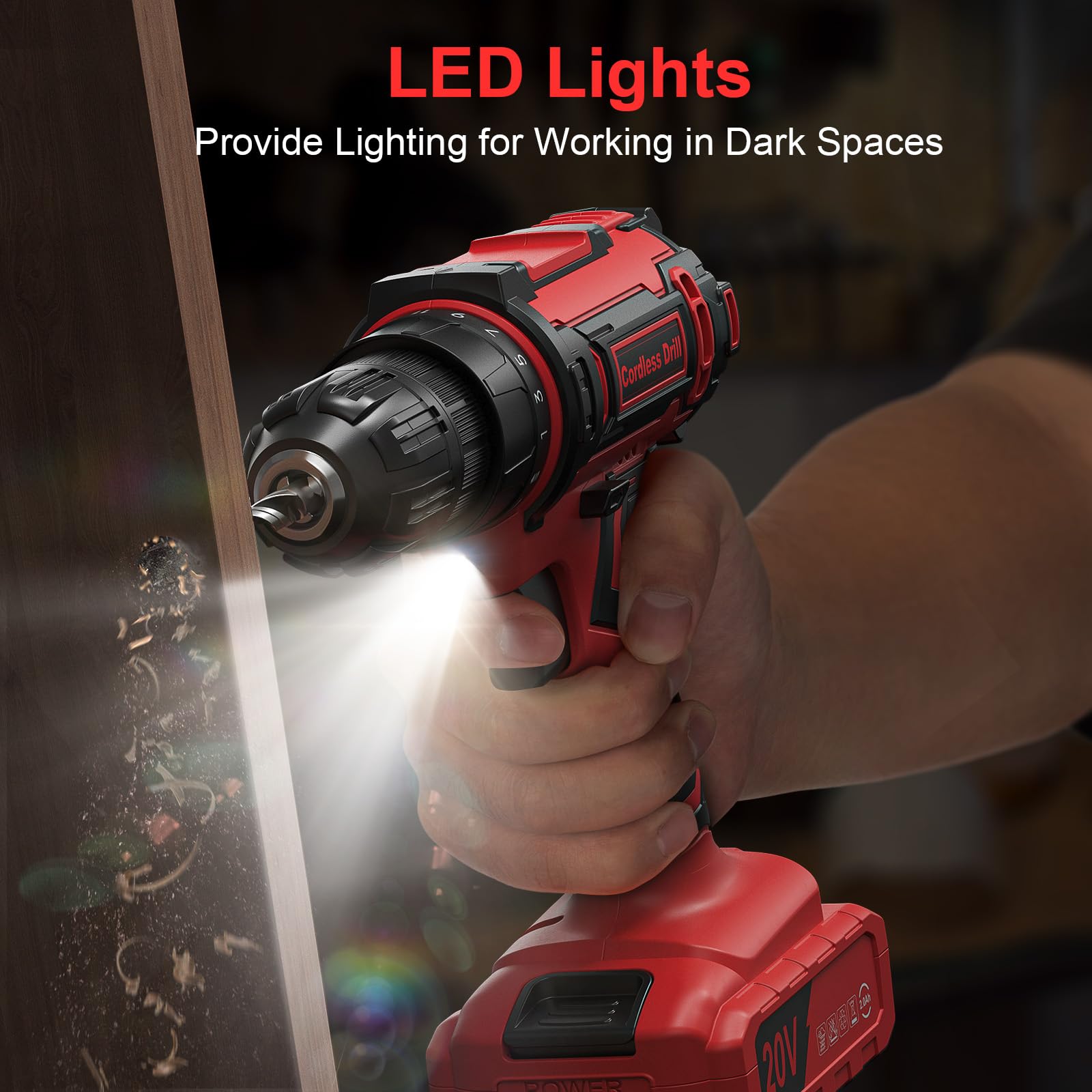 VIWKO ergonomic rubber grip reduces fatigue during use