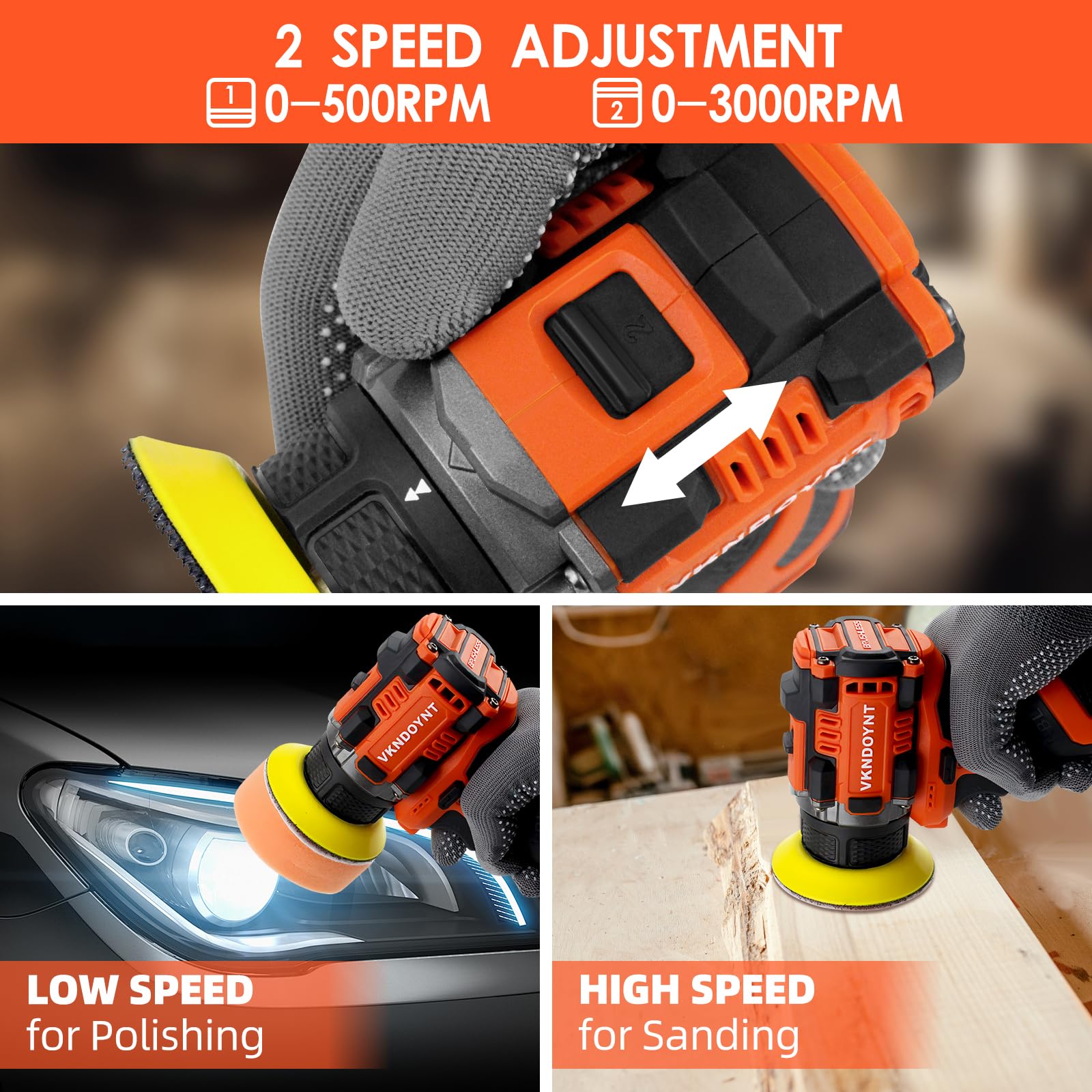 Vkndoynt 168V battery powers cordless projects with extended runtime.