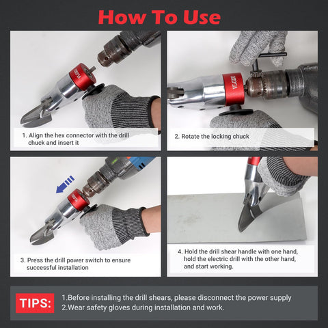 VLOXO adjustable handle assists ergonomic operation in hard-to-reach areas.