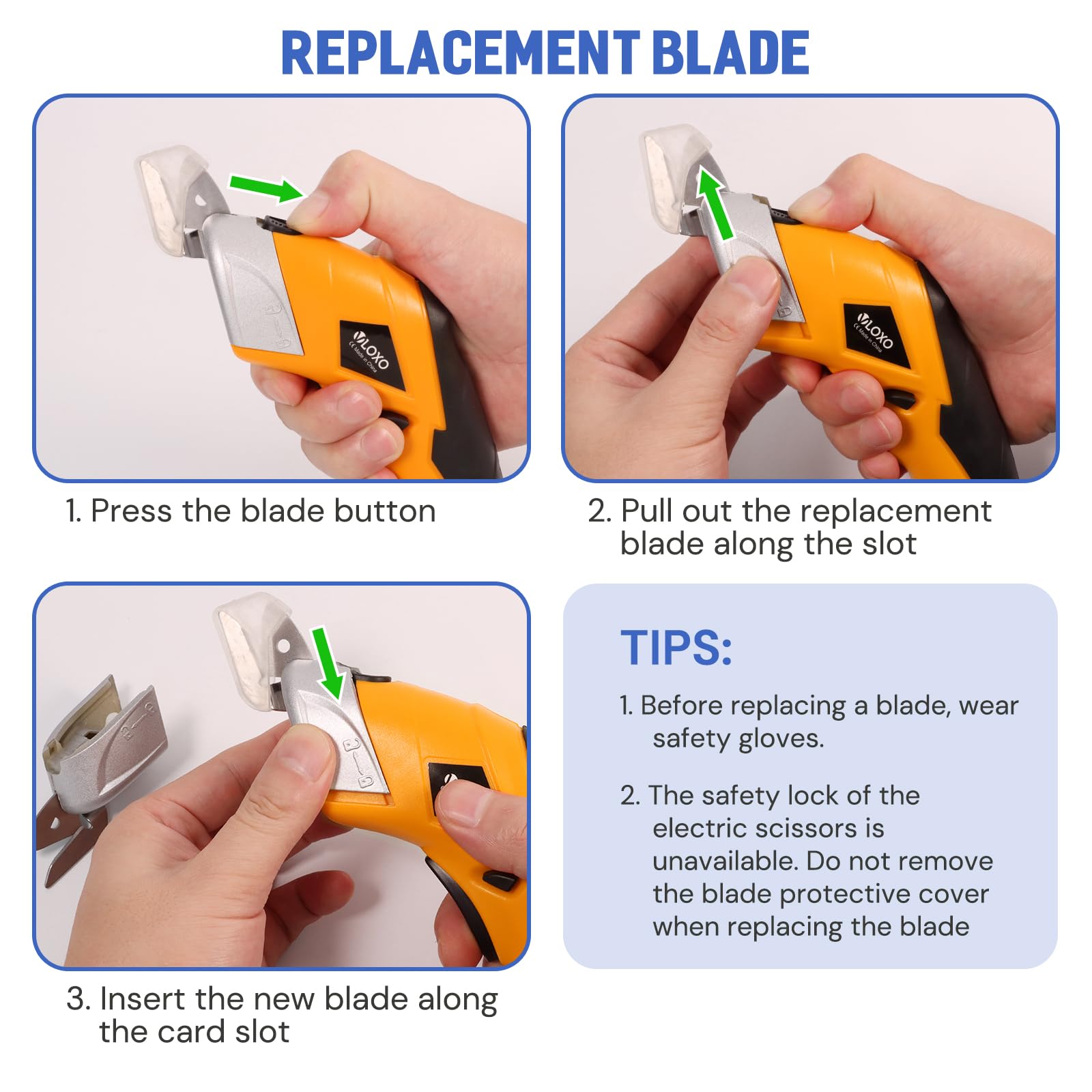 VLOXO compact handheld design fits small hands for precise trimming