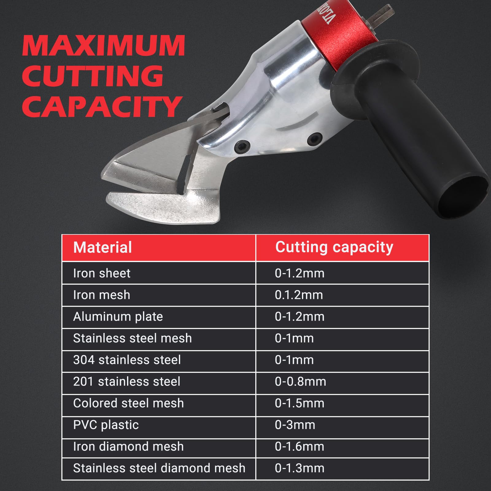 VLOXO easy hex-shaft attachment fits both corded and cordless drills.
