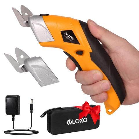 VLOXO Electric Scissors front view showing compact design for quick cuts