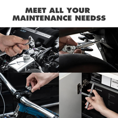 VMAN mercury chrome-coated long bits for enhanced wear resistance during repairs.