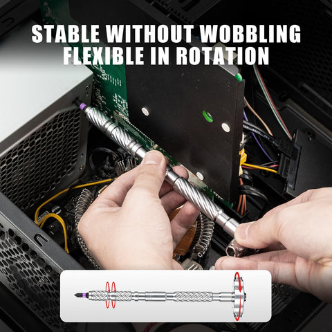 VMAN head-tail drive design enables steady control during assembly.