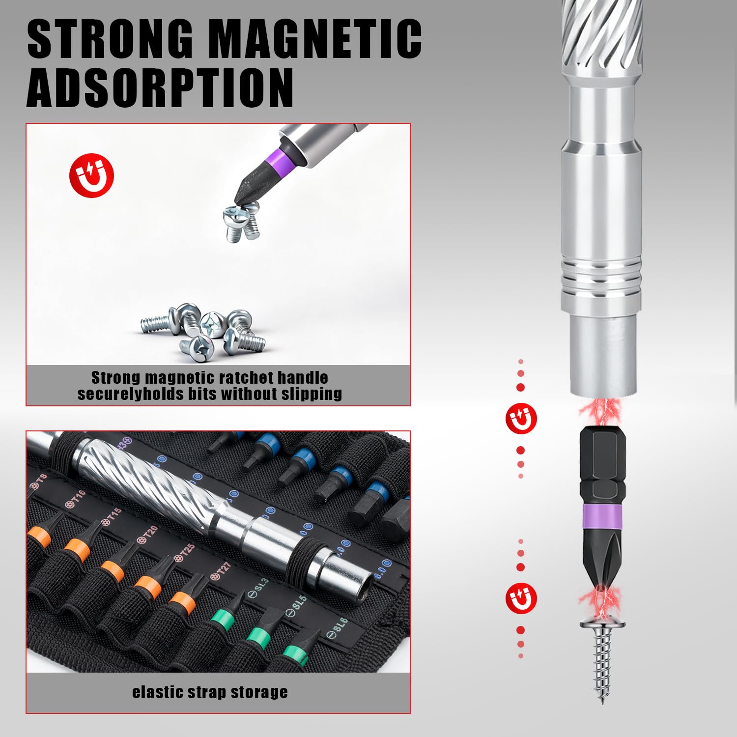 VMAN phosphate-coated bits offer durable daily-use reliability.