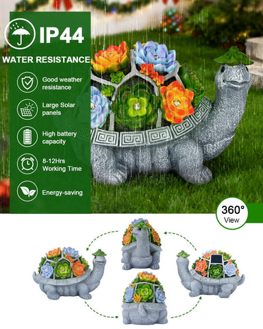 VMANYFIRE solar panel detail highlights efficient charging and longer glow.