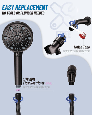 VMASSTONE HM-003 easy-install enables tool-free setup in minutes