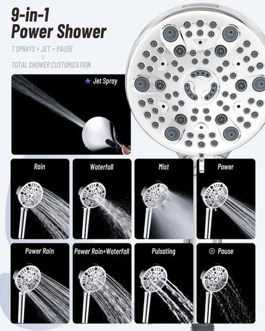 VMASSTONE HM-003 power-jet demonstrates targeted cleaning power for quick rinse