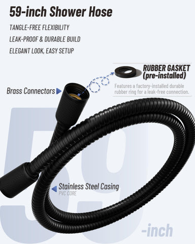 VMASSTONE HM-003 easy 5-minute installation with universal G1/2 thread.