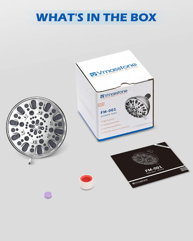VMASSTONE chrome-plated ABS shell delivers durable, lightweight housing with corrosion resistance.