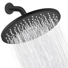 VMASSTONE 9-inch rain shower head provides expansive coverage for a soothing shower