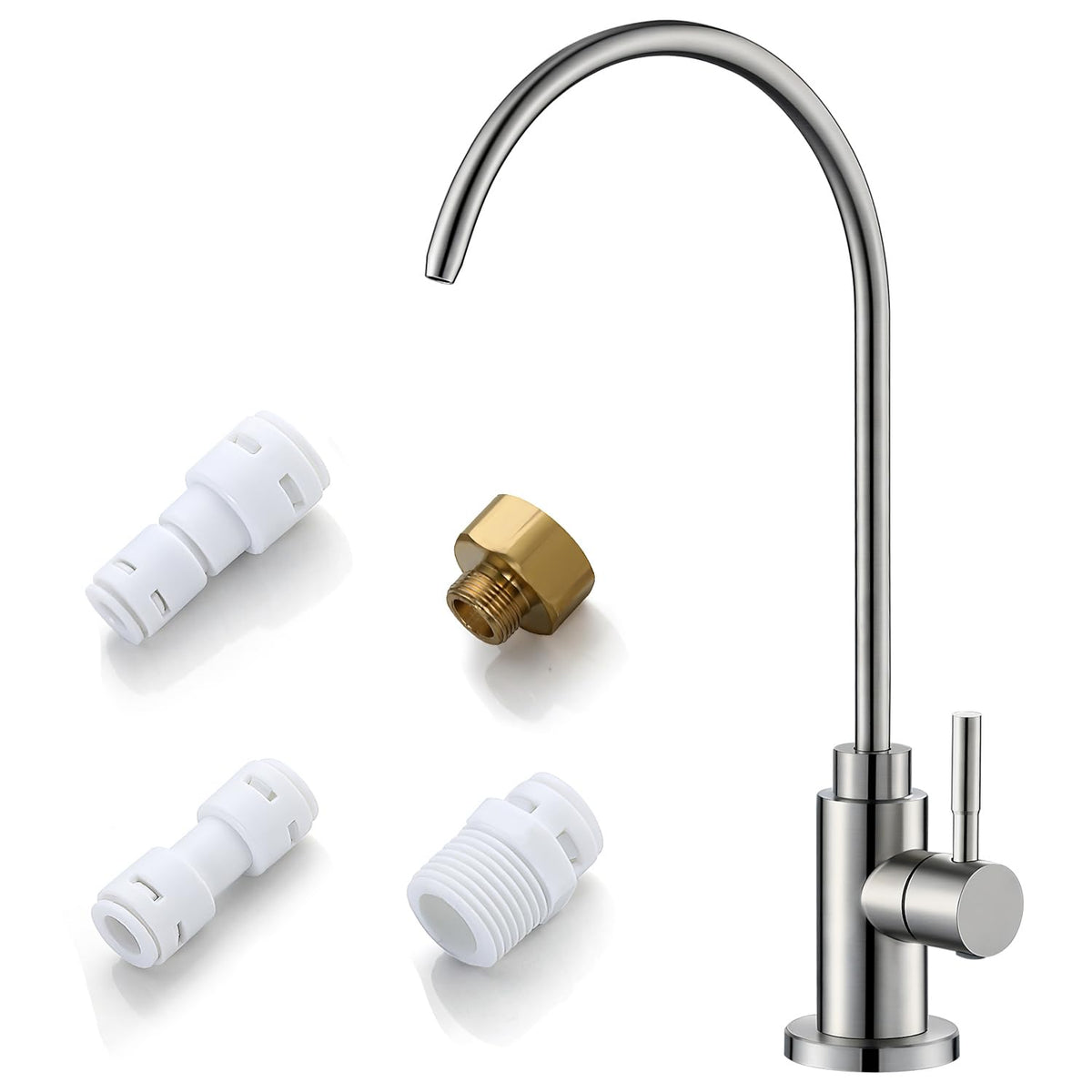 VMASSTONE RO faucet with 360-degree rotating nozzle for versatile water access.