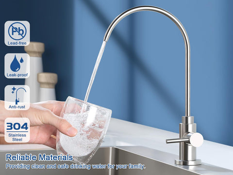 VMASSTONE RO faucet installation kit with adapters for quick setup.