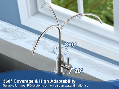 VMASSTONE stainless steel faucet suitable for kitchen, bar, or RV use.