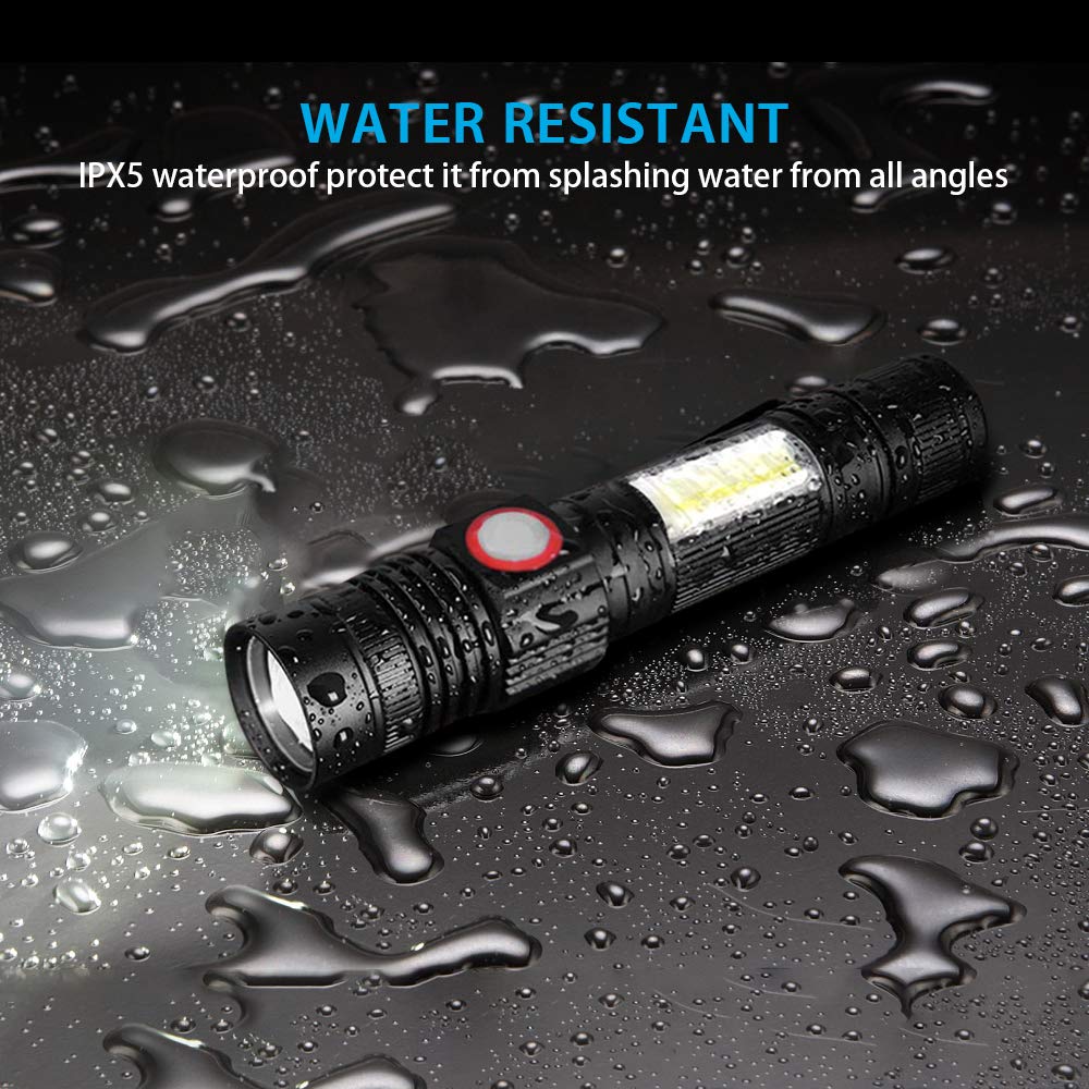 Vnina IPX5 waterproof design withstands rain and splashes.