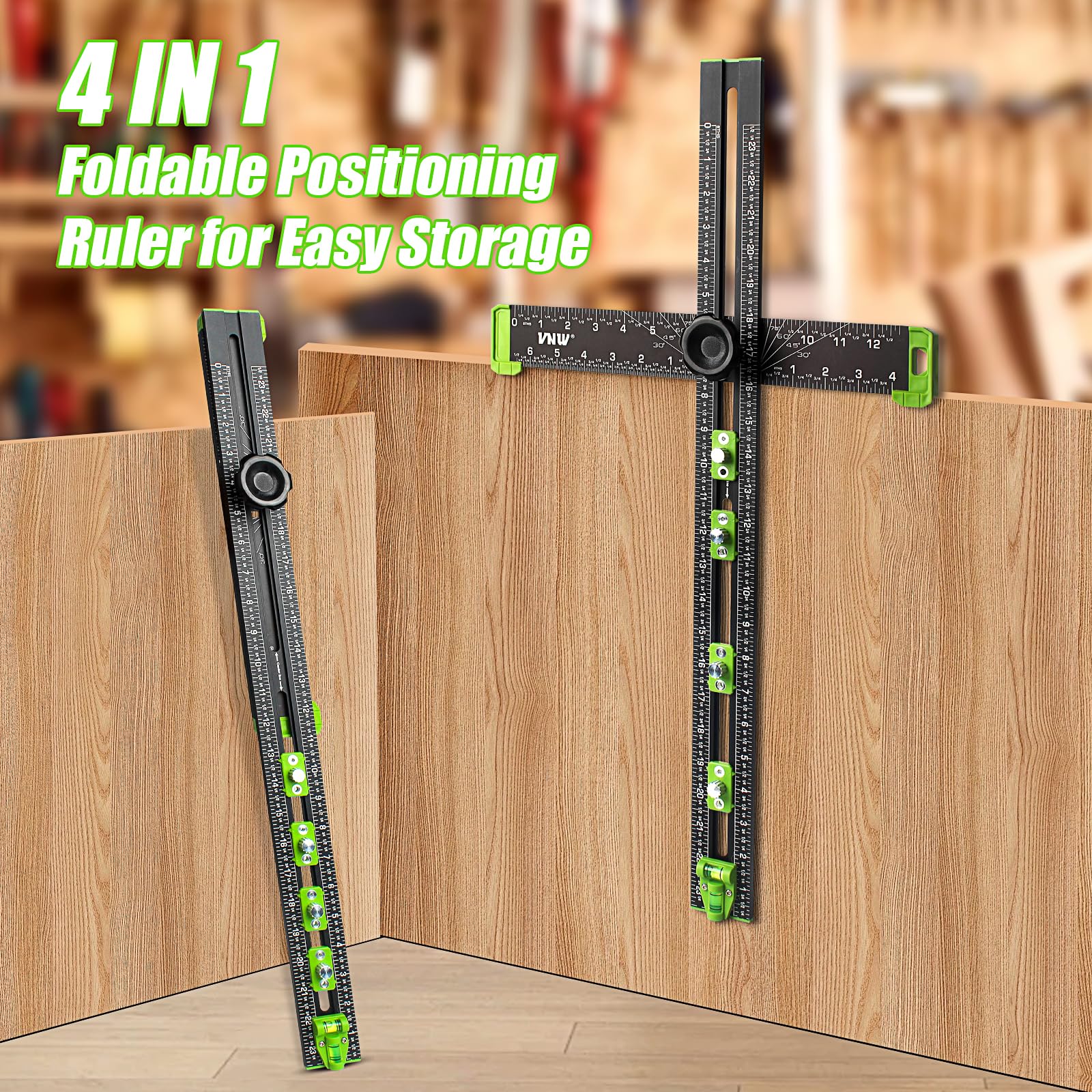 VNW ergonomic grip and extended handle improve control during use.