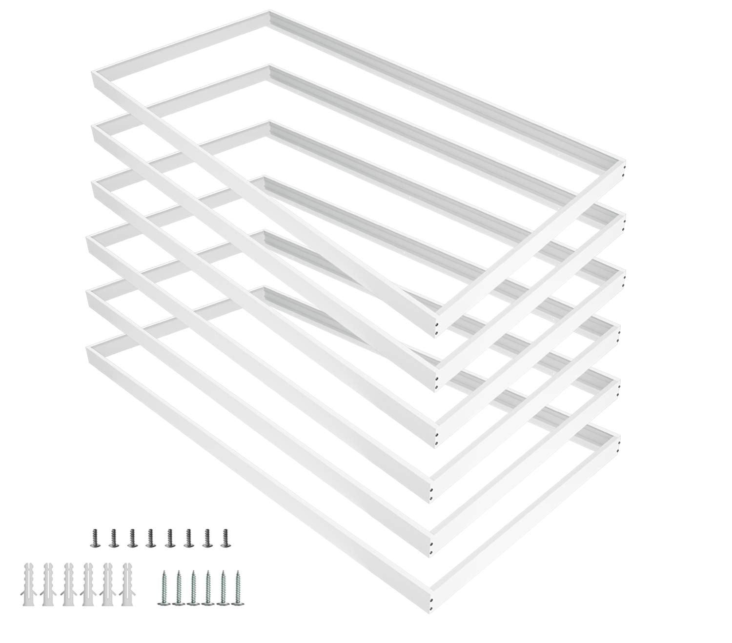 VocgoUU 6-pack 2x4 surface-mount kit front view for quick mounting.