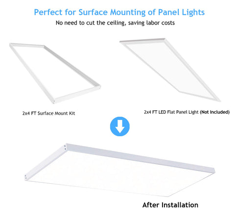 VocgoUU 6063 aluminum body with white coating for durable ceiling installation.