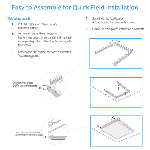 VocgoUU versatile mounting in kitchens, basements, storage rooms.