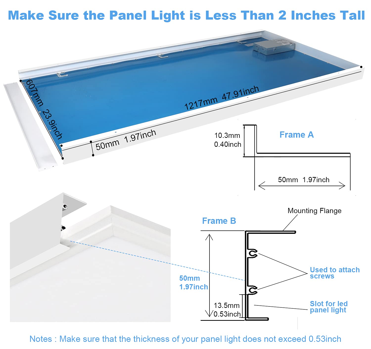 VocgoUU corrosion-resistant white frame supports stable mounting in high-traffic spaces.