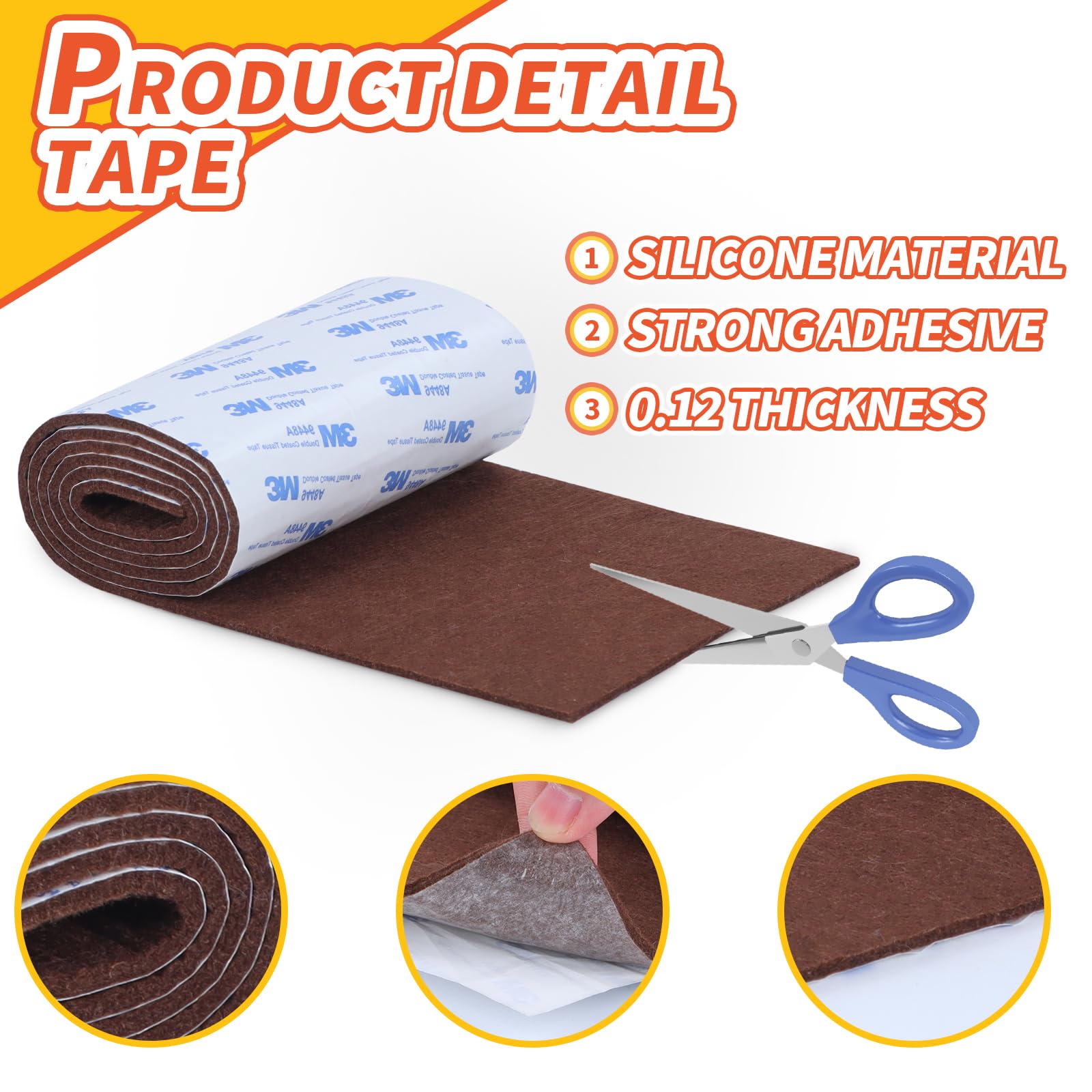 VOCOMO dustproof non-slip felt minimizes friction and noise