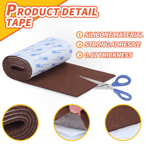 VOCOMO dustproof non-slip felt minimizes friction and noise