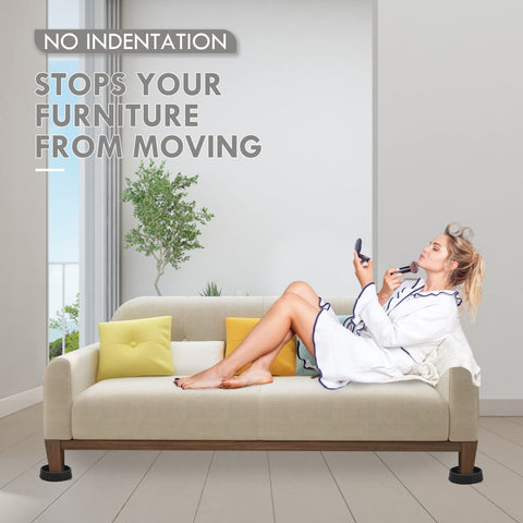 VOCOMO rubber caster cup provides durable anti-slip support for heavy furniture.