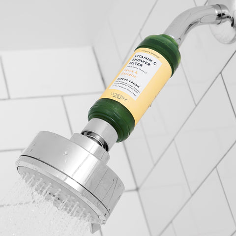 VOESH Citrus Crush aromatherapy promotes mood and focus during showers