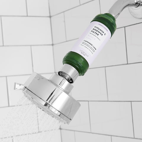 VOESH Vitamin C Shower Filter core close-up highlighting filtration system