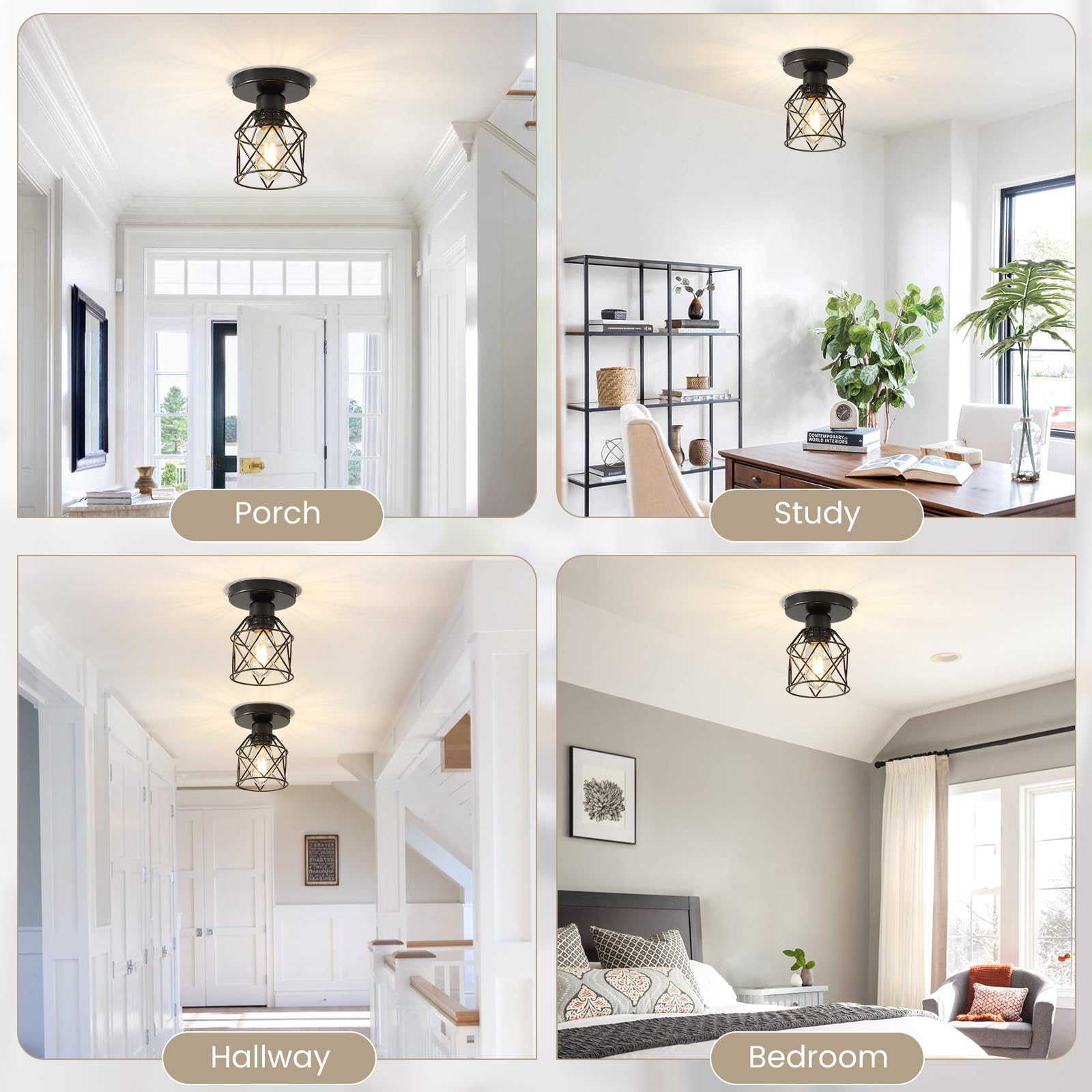Vohyzufa installation hardware included for quick, safe mounting