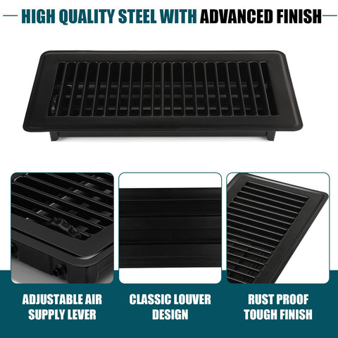 VOISEN walkable floor vent cover supports light foot traffic.