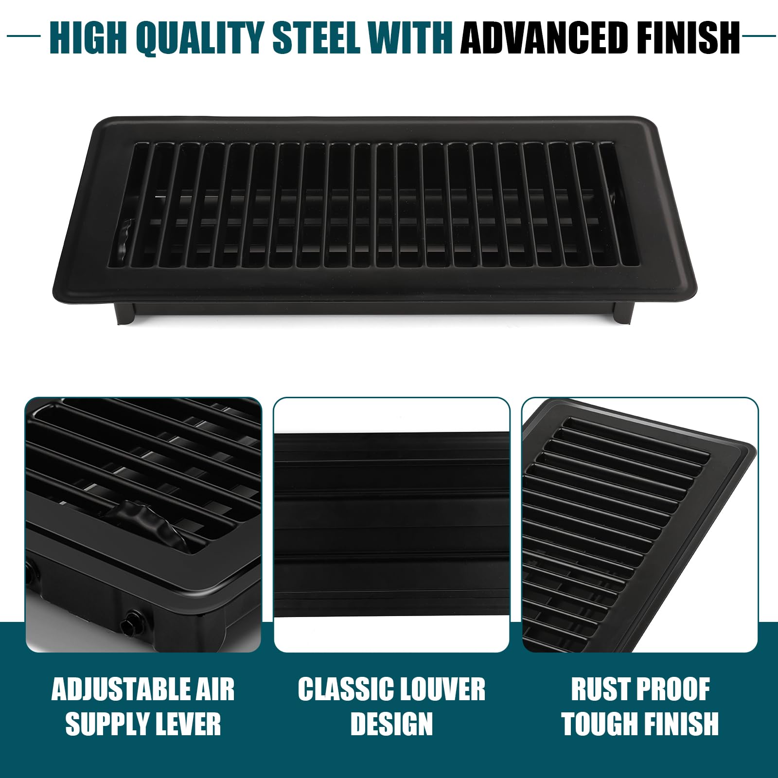 VOISEN walk-on capable vent cover withstands foot traffic safely