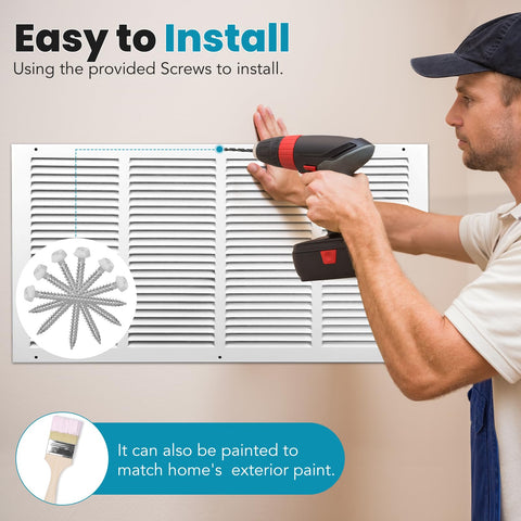 Quiet, efficient HVAC air intake supports a calmer home.