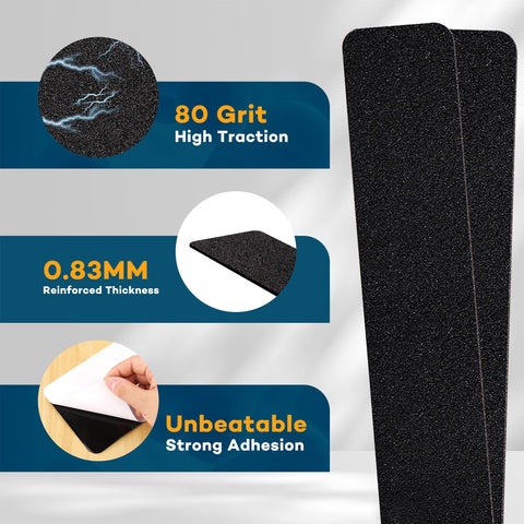 VOISEN waterproof non-slip strips suitable for indoor and outdoor stairs.
