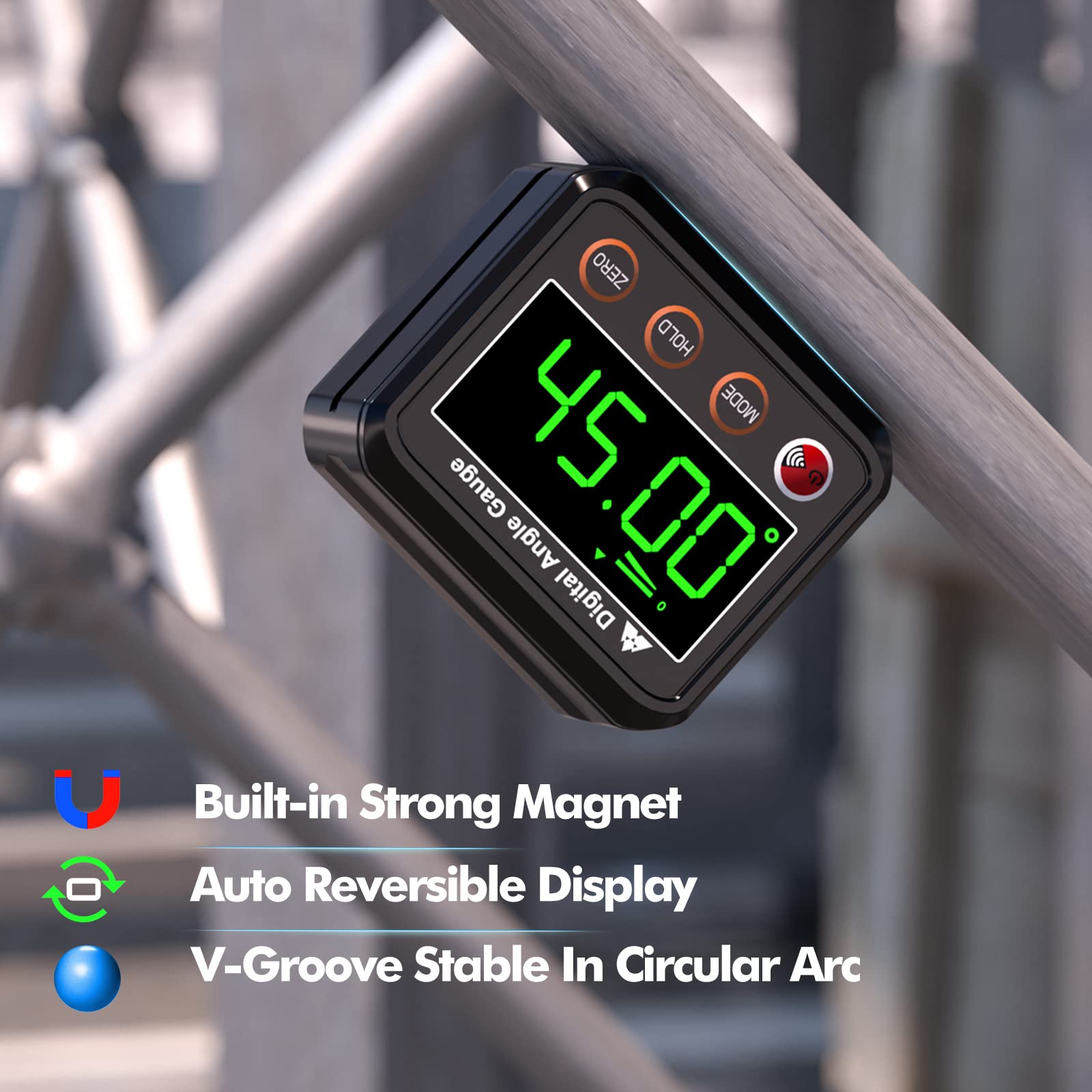 VOLCANOES CLUB angle measure tool on curved surfaces for alignment
