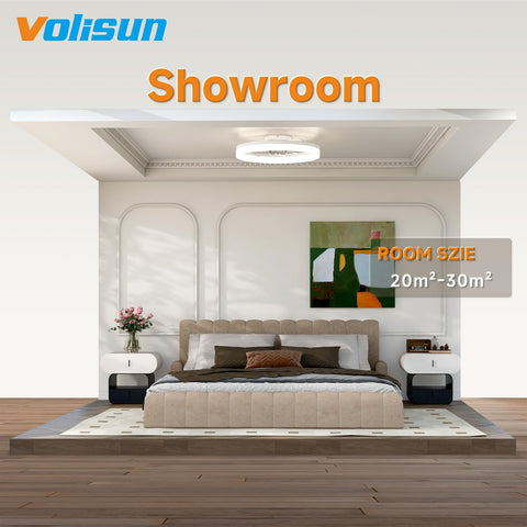 VOLISUN 3-year service warranty ensures coverage for LED fan light issues and defects.