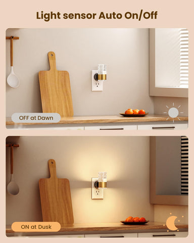 VOLISUN acrylic bubble night light projects soft wall patterns.