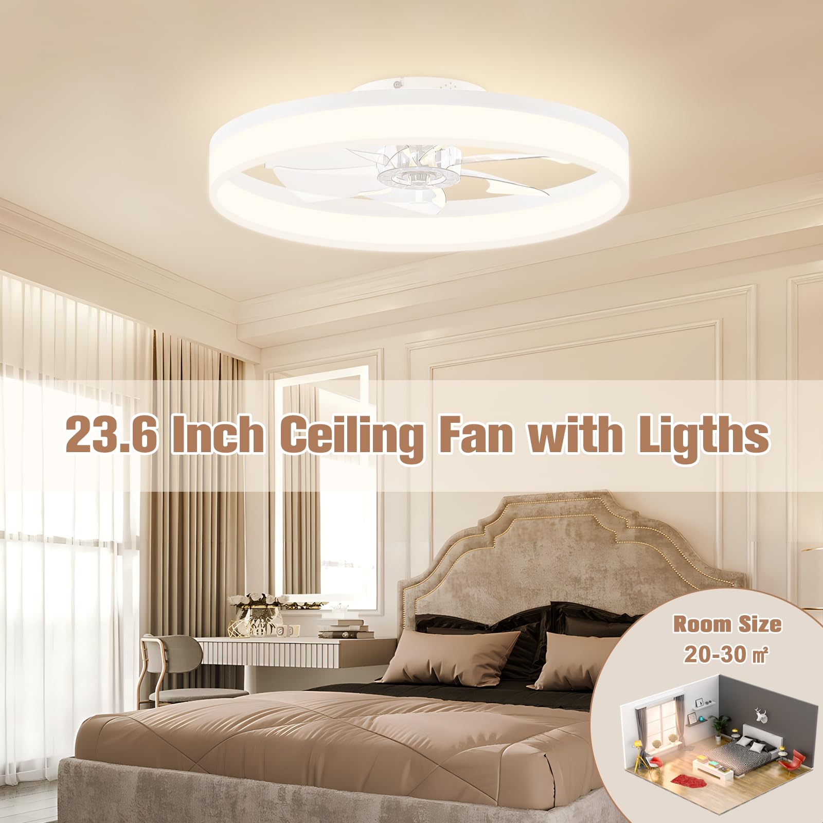 VOLISUN ideal for bedrooms and living rooms, balancing light and air