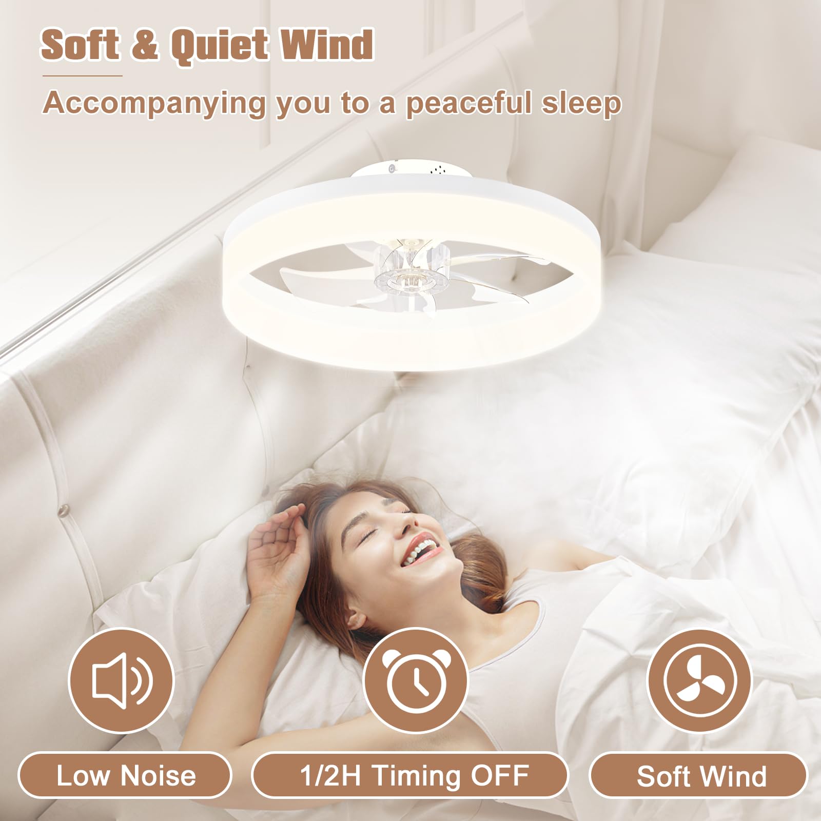 VOLISUN bladeless design suits modern living rooms and clean aesthetics.