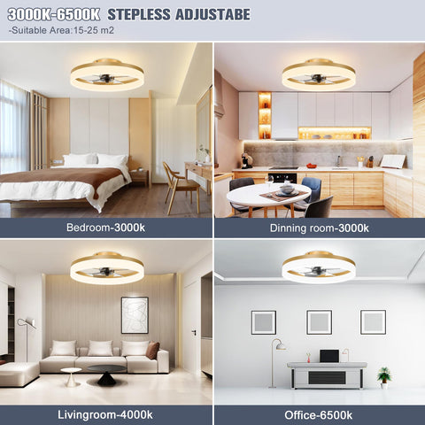 Volisun bladeless ceiling fan delivers quiet, smooth airflow for bedrooms and living rooms.