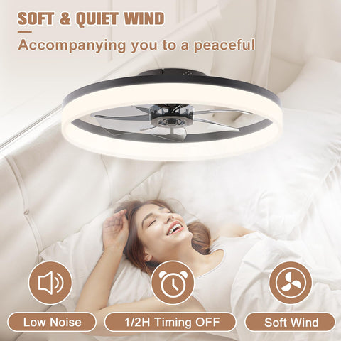 VOLISUN dimmable LED light with remote and app control for ambiance